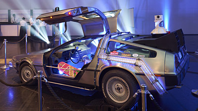 DMC DeLorean mieten - Aus dem Film Zurück in die Zukunft