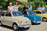 Fiat 500 Cinquecento für Gruppentouren mieten